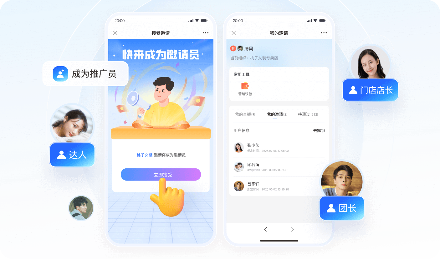 邀請觀看功能