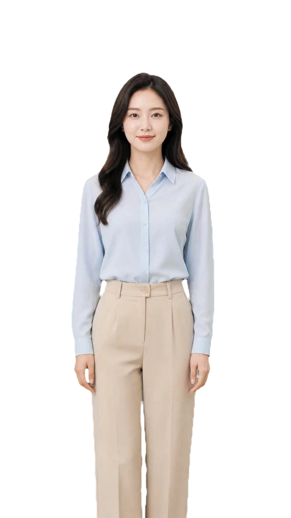 孟佳，蓝色衣服